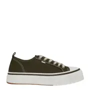 AMI Paris Chunky Sole Lace-Up Sneakers 39 White