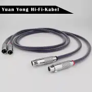 XLR Balanced Cable W/ Silver Plated 3Pins Plug Audio Speaker Cord Interconnect
