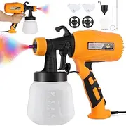 Musclez Paint Sprayer, 900ml Capacity Paint Spray Gun, 3 Spray Modes Electric Paint Sprayer, Easy to Clean and Assemble, Suitable for Walls, Furniture, Cabinets, Fences, Doors, Chairs