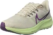 [Nike] Mens Air Zoom Pegasus 39 Running Shoes, Lt Orewood Brn/Red Plum-Sail-Barely Volt, 8.5 UK (9.5 US)