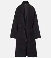[The Row] The Row Moorea silk coat AU 6 black