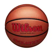 Wilson Evolution Game Basketball Size 7 - 29.5" Scarlet Red