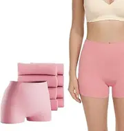 [Mommy First] High-Waisted Postpartum Underwear in Pink | Soft, Supportive, Stretchable Maternity Panties for C-Section & Vaginal Delivery Recovery | Disposable Undies | Waist 27" to 42" | Pack of 8,