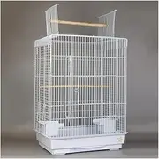 Bird Supplies Metal Bird Cage Large Bird Cage Rack Universal Bird Carrier Breathable Bird Cage Suitable for Parrot Conure Bird Playground(Color:A)