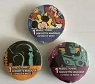 Lot Of 3 DISNEY Magic Expandable Towels ~ Mickey & Buzz Lightyear