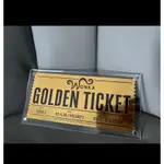 威利旺卡 旺卡 巧克力工廠 金卷 金票 GOLDEN TICKET