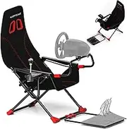 LIODUX Racing Wheel Stand for G920 G29 G923, Foldable & Adjustable Challenge Sim Racing Cockpit, Racing Simulator for Thrustmaster T248X T248 T300 T150 458 TX