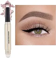 [Metiplou] Eyeshadow Stick Eye Shadow Pencil Eye Makeup Cream Shimmer Glitter Smooth Eye Shadow Sticks Nude Matte Korea Palette Primer Crayon Liquid Highlighter Natural Waterproof Long Lasting 02