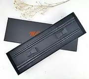 2-Pairs Fiberglass Chopsticks with 2-Pairs Chopsticks Rest -Stand - Reusable Chopsticks Dishwasher Safe, Non-Slip and Black Durable 24cm (Type 1)