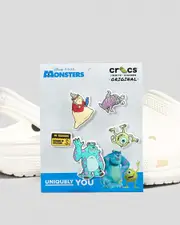 [Crocs] Crocs Women's Monsters Inc Jibbitz 5 Pack One Size Multicolor