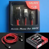 在飛比找蝦皮購物優惠-用於智能手機的三星 MHL MICRO USB 轉 HDMI