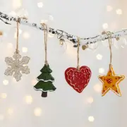 Small Snowflake Christmas Decorations Christmas Tree Ornaments Cute NEW-