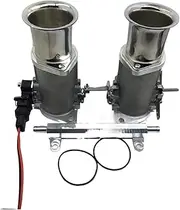 SCNCADEEMT Throttle Bodies Injection 40IDA Pattern 40mm EFI Compatible with Weber Compatible with VW Compatible with Gemini Compatible with Escort Compatible with Datsun with Air Horns+TPS & Cable