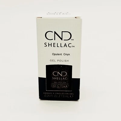 CND Shellac - Queentessential Holiday Collection - Opulent Onyx - 0.25oz / 7.3ml