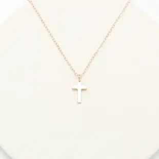【Angel & Me】希望 十字架  s925 純銀 厚鍍 18k玫瑰金 項鍊 母親節 聖誕 禮物