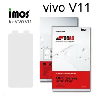 【iMos】3SAS系列保護貼 vivo V11 / V11i (6.3吋) 超潑水、防污、抗刮