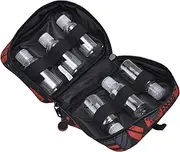 NDNCZDHC 6PCS Travel Spice Containers with Storage Bag 30ml Camping Spice Kit for Outdooor Indoor Cooking