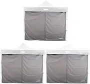 3X Adventure Kings Gazebo Side Wall 2.85x2.85m Waterproof 210D Waterproof Polyester