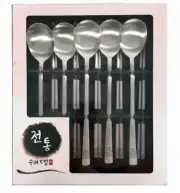 5 pair Stainless Steel Korean Style Spoon Chopstick Kitchen Tools