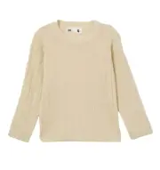 Cotton:On Kids Toddler Jenna Lurex Knit Top Dark Vanilla Gold Sparkle Size 2 NEW