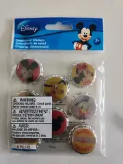 Disney Mickey and Friends Bottle caps scrapbooking stickers