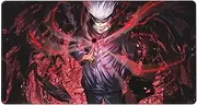 Anime Mouse pad Jujutssuu Kaisn Full Desk XXL Extended Gaming Mouse Pad Large Anime Mouse Pad Non-Slip Laptop Computer Keyboard Mousepad for Office & Home Desk Mat with Stitched Edges 2（75x40cm） (A)