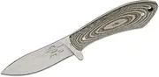 White River Jerry Fisk Sendero Pack 3.25 Inches S35VN Stonewashed Blade Black Green Linen Micarta Handles Knife