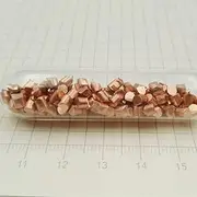 Glass Sealed Copper Element Pellets 20g, 99.99% High Purity Metal Cu, for Element Sample Collection, Classroom Demonstrations, Scientific Research and Laboratory Experimental Projects