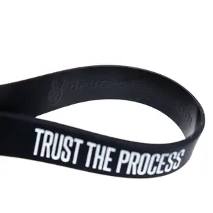 Deuce Brand 運動手環 Trust The Process Wristband 矽膠 手環 激勵文字【ACS】