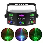 15-EYE RGB LED Laser Projector Light DMX Scanner DJ Stage Party Lighting &Remote