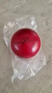 Lance Morris SIGNED AUSTRALIA CRICKET BALL BBL UNIQUE!