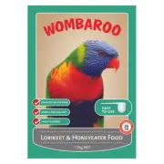Wombaroo Lorikeet & Honeyeater 1.5kg (Yellow Enhanced) Nectar Eating Birds Food