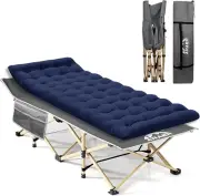 Camping Cot, 450Lbs(Max Load), Portable Folding Outdoor Bed with Carry Bag for A