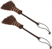 [JOINPAYA] 2pcs Mini Hand Broom Soft Handle Whisk Broom for Effortless Cleaning of Desks and Small Areas Compact Portable Dust Brush for Quick Cleanups
