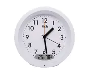 Multifunctional Electronic Alarm Clock Indoor Temperature And Humidity Alarm Clock - White