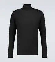 [Sunspel] Sunspel Wool turtleneck sweater AU 96 black