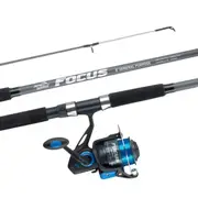 Jarvis Walker Focus Series 2 General Purpose Combo - 8ft., Black and Blue