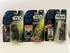 Power Of The Force Star Wars Figures. Garindan, Bespin Luke, Hoth Chewbacca