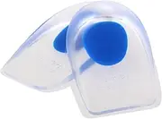 Healvian Silicone Heel Insoles for Men Gel Cushions Shock-absorbing Invisible Pads Anti-skid Foot Care for Enhanced Comfort and Height Increase