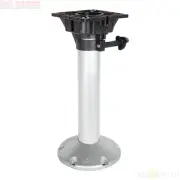 Fixed Marine Boat Seat Pedestal Nylon Swivel Top 610mm Aluminium Shaft & Base