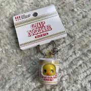 New Japan Cup Noodles Museum Yellow Chicken Cup Noodle Mini Mascot Keychain
