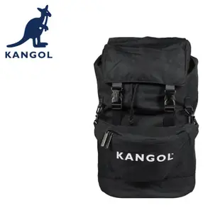 KANGOL 英國袋鼠 後背包 61251741 黑色 卡其