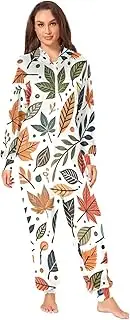 [ODAWA] Cute Santa Clauses Adult Onesies Pajamas Long Sleeve Jumpsuit Homewear One-Piece Pajama Jumpsuits for Men and Women