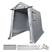 VEVOR Portable Storage Shelter Garage Storage Shed 6 x 8x 7 ft & Zipper Door