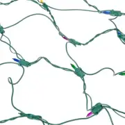 GE String A Long 6 ft X 4 ft Net Style Christmas Holiday Lights 150Count Multi