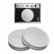 Silver Metal Lens Cap Cover Protector for Fujifilm Instax Mini 90 / EVO Camera