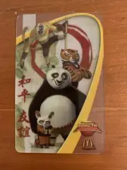 Two*NEW* Rare Kung Fu Panda McDonald's Collectible Gift Card (No Monetary Value)