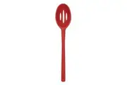 TOVOLO FLEX CORE SILICONE SLOTTED DEEP SPOON RED