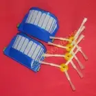 2X filter +4pc 3 arm side brush for iRobot Roomba Aerovac 600 seires 620 630 650