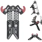 Adjustable Compound Bow Stand Holder Bow Bracket Rack Support Folding Archery